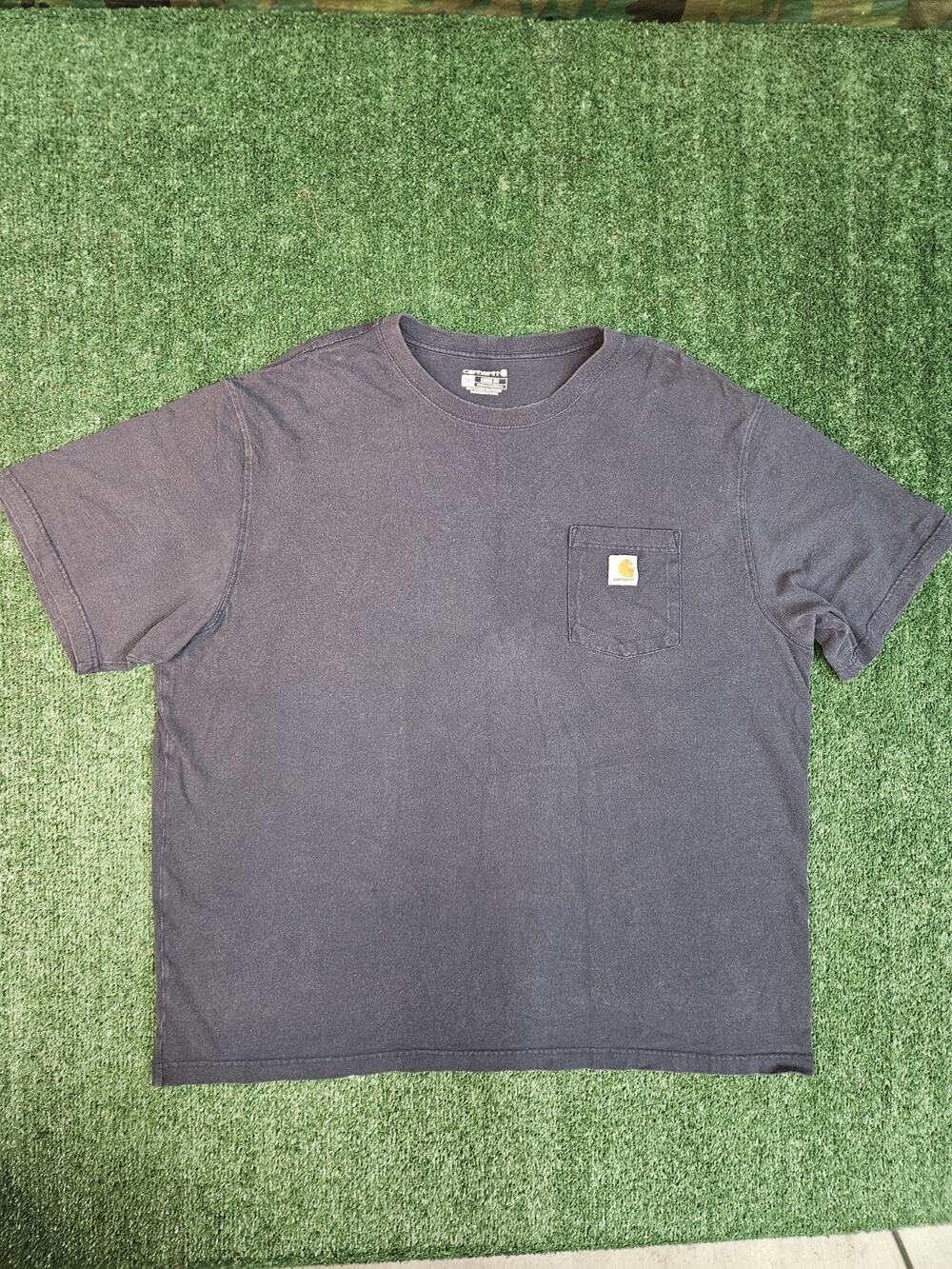 Carhartt Men's 2XL Loose Fit Pocket Heavyweight Workwear Blue